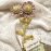 Sophie Digard | Hand-crafted Double Bloom Brooch | Yellow & PInk